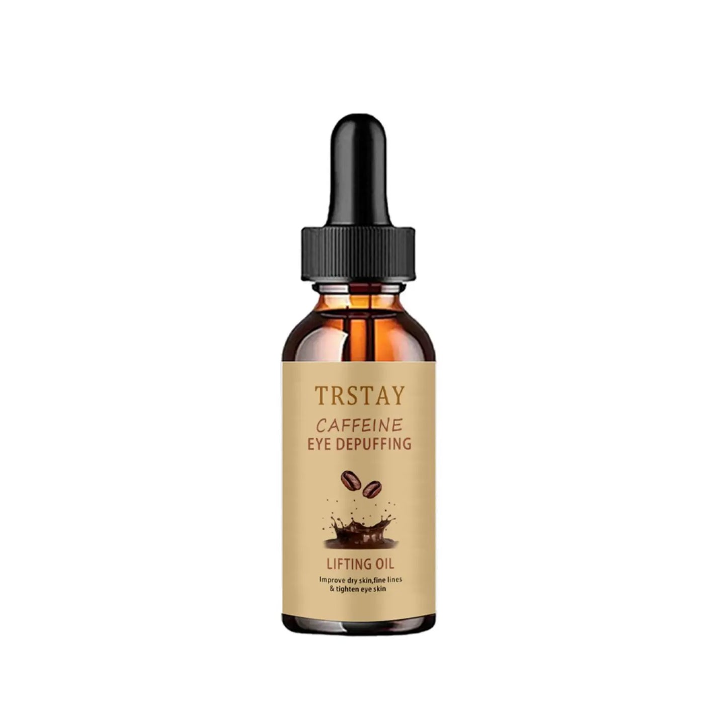 TRSTAY coffee eye lifting oil improves dry skin, fine lines, and tightens eye skin