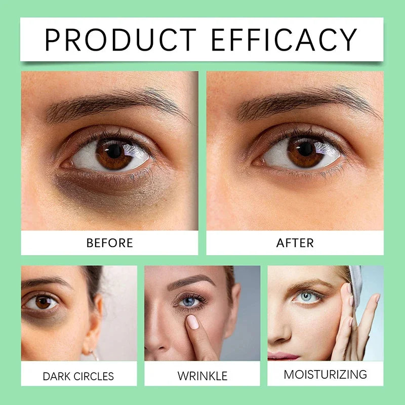 Peptide Anti Dark Circle Eye Cream Eye Bags Caffeine Anti-Wrinkle Massage Fine Lines Firm Whitening Cream Eyes Skin Care Beauty