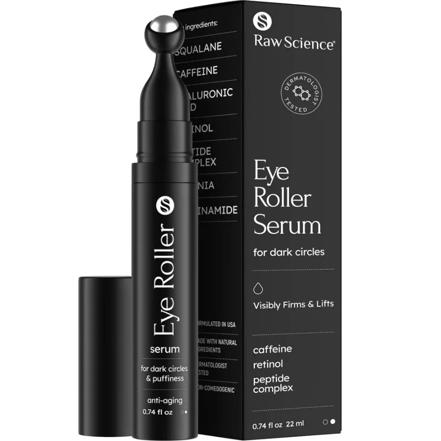 Caffeine Niacinamide Hyaluronic Acid Retinol Eye Serum 0.74 OZ Instant Moisturizer Reduces Puffy Eyes Dark Circles Eye Bags Dep