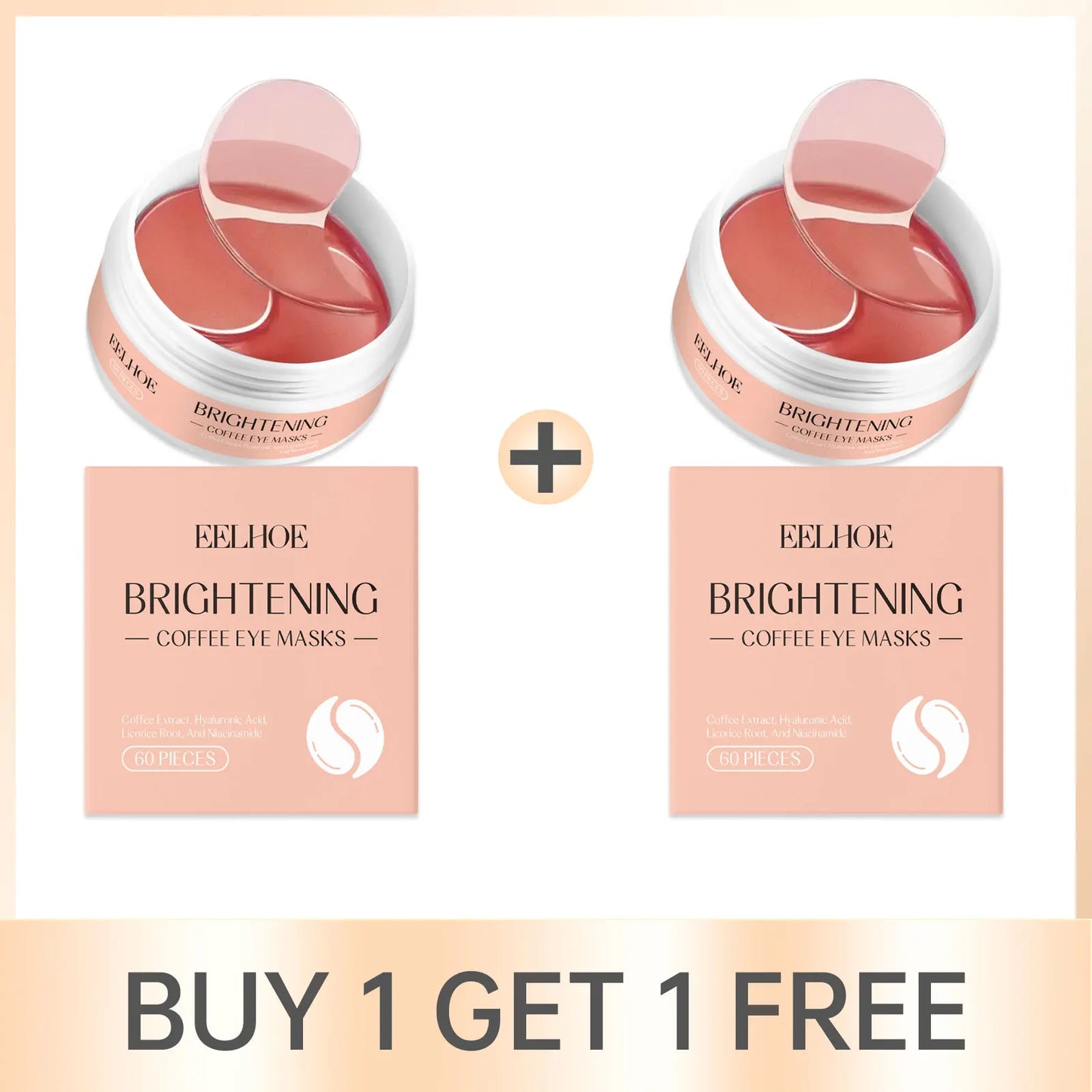 Caffeine Eye Mask Anti Dark Circles Puffyness Firming Lifting Fade Fine Lines Nourishing Brightening Wrinkle Remove Eyes Patche