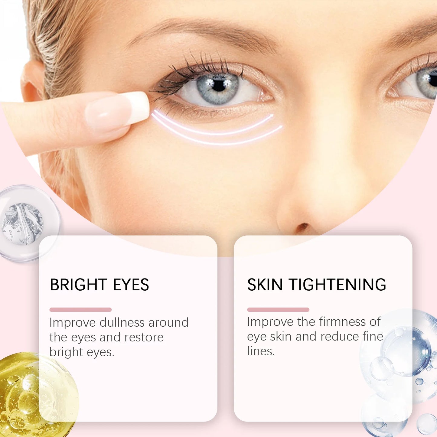 Caffeine Eye Cream Stick Lifting Firming Brighten Eyes Skin Fade Fine Lines Anti Puffiness Hydrating Moisturizing Eye Care Cream