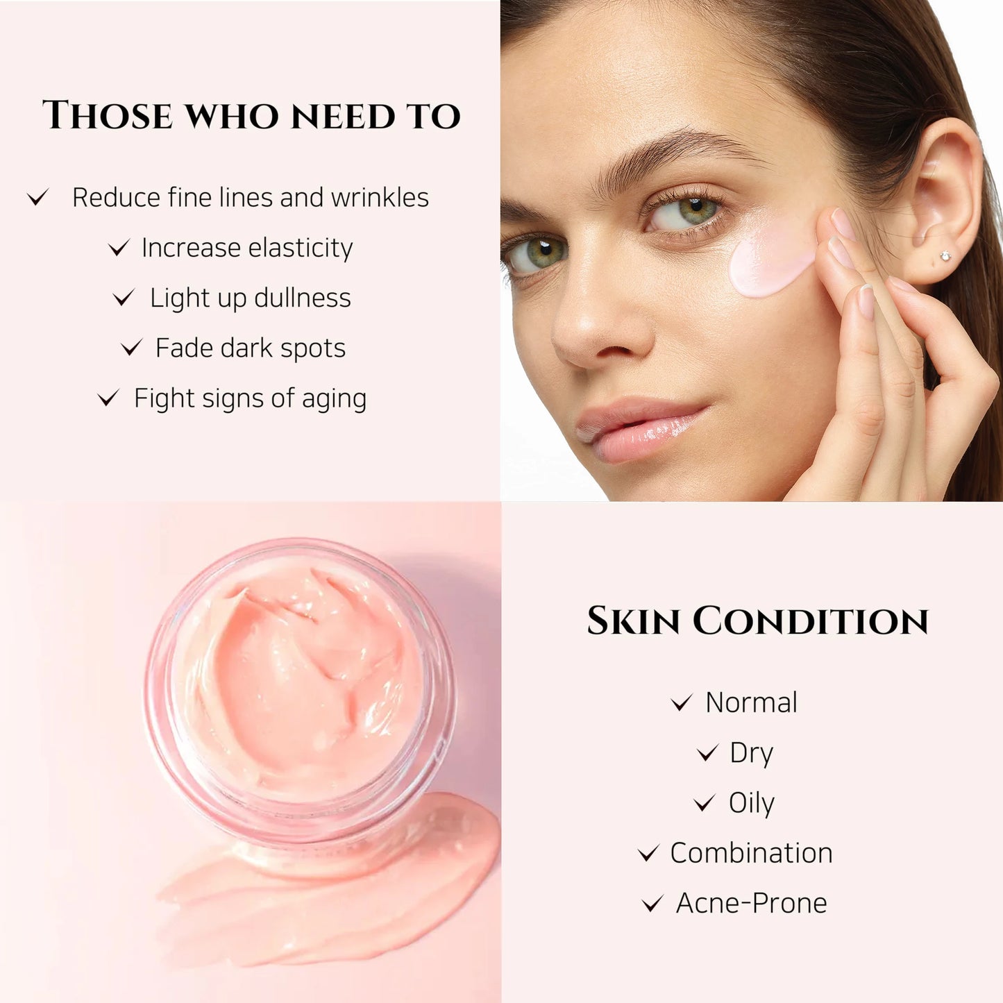 Anti Dark Circle Eye Cream Caffeine Whitening Moisturizing Wrinkle Remover Cream Eyes Bags Lifting Firming Skin Care Products