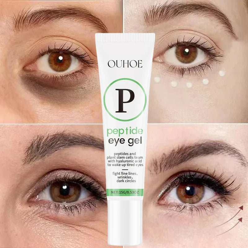 Peptide Anti Dark Circle Eye Cream Eye Bags Caffeine Anti-Wrinkle Massage Fine Lines Firm Whitening Cream Eyes Skin Care Beauty