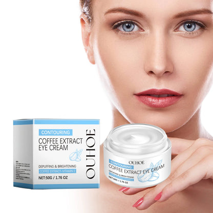 Caffeine Dark Circle Eye Cream Eye Bag Caffeine Lightens Wrinkles and Removes Fine Lines Firming and Brightening Cream Eye Area