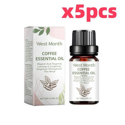 Coffee Fragrance Oil Anti-Aging Stress Relief Diffuser Humidifier Aromatherapy DIY Soap Massage Body Skin Nail Hair Essence Oil