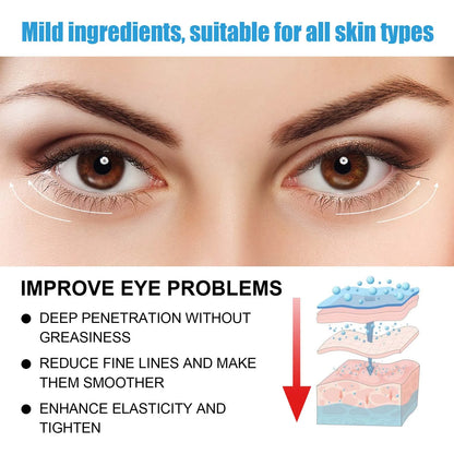 Caffeine Dark Circle Eye Cream Eye Bag Caffeine Lightens Wrinkles and Removes Fine Lines Firming and Brightening Cream Eye Area