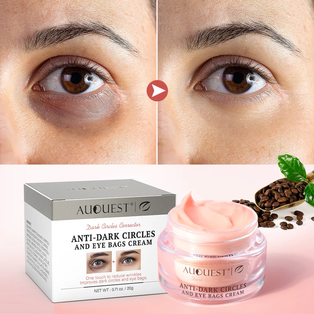 Anti Dark Circle Eye Cream Caffeine Whitening Moisturizing Wrinkle Remover Cream Eyes Bags Lifting Firming Skin Care Products