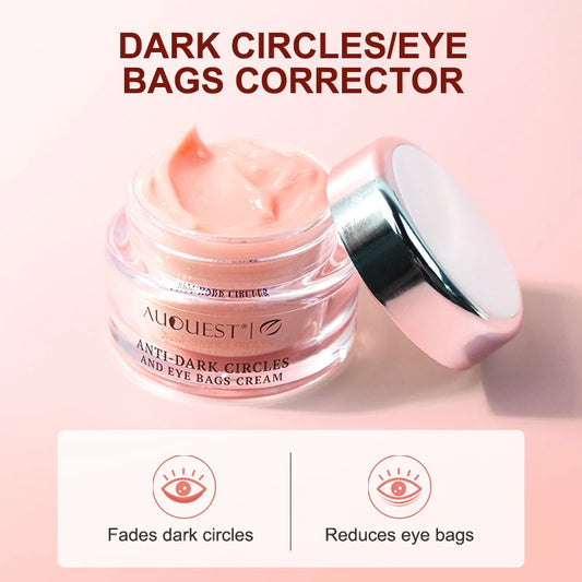 AUQUEST Dark Circles Remover Eye Cream Peptide Anti-Puffiness Eye Bags Wrinkle Cream Moisturizing Lifting Firming Eye Skin Care