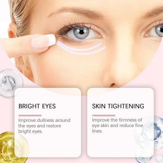 Caffeine Eye Cream Stick Lifting Firming Brighten Eyes Skin Fade Fine Lines Anti Puffiness Hydrating Moisturizing Eye Care Cream