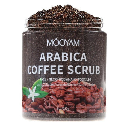 250g Arabica Coffee Body Scrub Cream Dry Dead Skin Exfoliating Polish Paste Anti Cellulite Stretch Mark Deep Drop Shipping