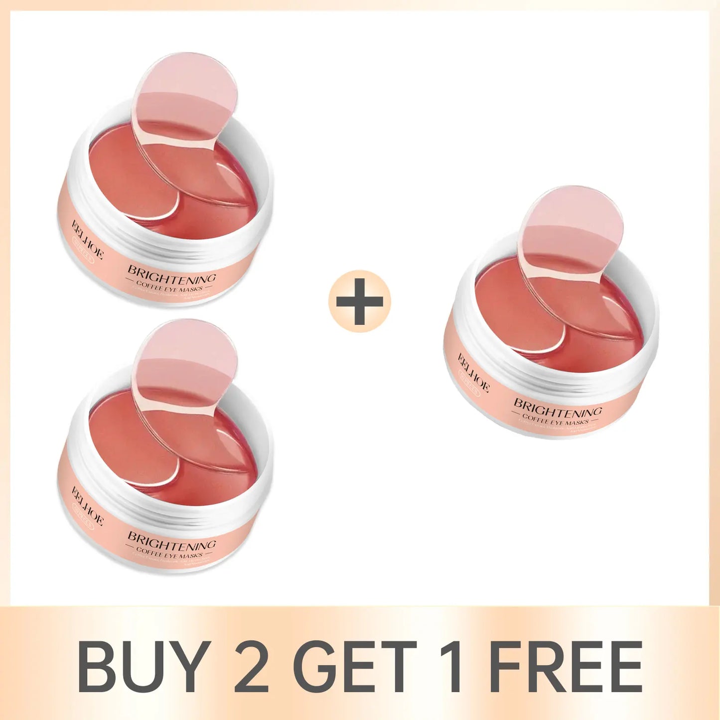 Caffeine Eye Mask Anti Dark Circles Puffyness Firming Lifting Fade Fine Lines Nourishing Brightening Wrinkle Remove Eyes Patche