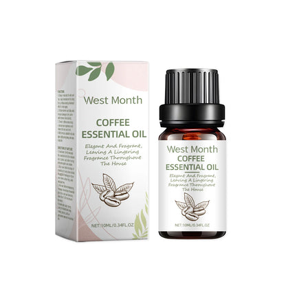Coffee Fragrance Oil Anti-Aging Stress Relief Diffuser Humidifier Aromatherapy DIY Soap Massage Body Skin Nail Hair Essence Oil