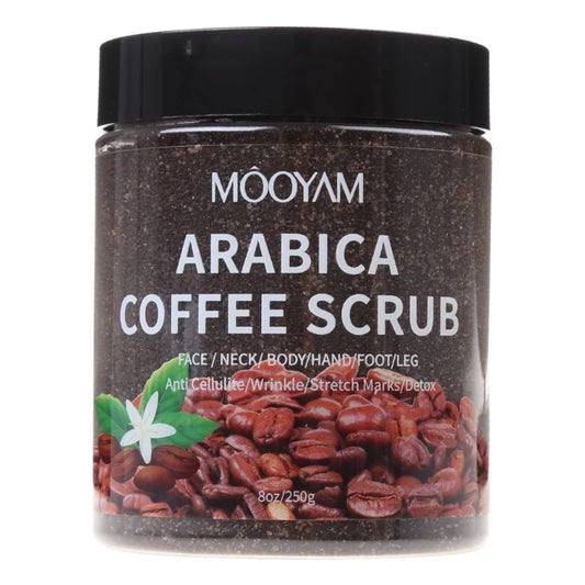 250g Arabica Coffee Body Scrub Cream Dry Dead Skin Exfoliating Polish Paste Anti Cellulite Stretch Mark Deep Drop Shipping