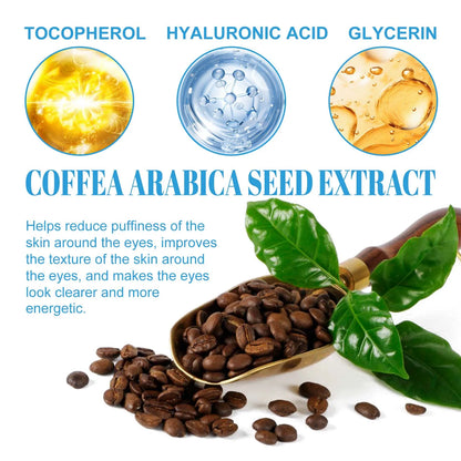 Caffeine Dark Circle Eye Cream Eye Bag Caffeine Lightens Wrinkles and Removes Fine Lines Firming and Brightening Cream Eye Area